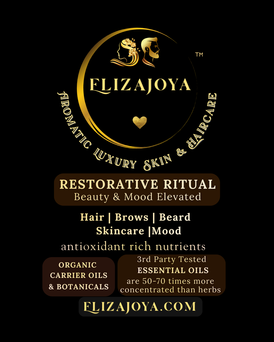 ElizaJoya Hair & Face Serum Duo Ritual